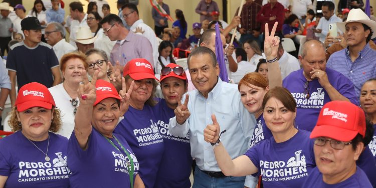 Militantes y simpatizantes de 12 municipios de la sierra alta de Sonora, manifiestan su respaldo total a Beltrones