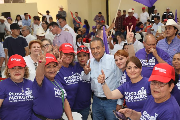 Militantes y simpatizantes de 12 municipios de la sierra alta de Sonora, manifiestan su respaldo total a Beltrones