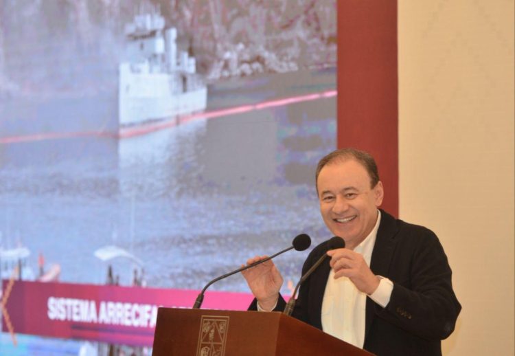 Anuncia Gobernador Durazo Sistema Arrecifal Artificial único en Latinoamérica