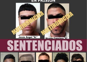 SE LOGRAN SIETE SENTENCIAS EN 24 HORAS, DOS MULTIHOMICIDAS PASARÁN, CADA UNO, 127 AÑOS EN PRISIÓN
