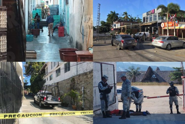 SUMAN 8 MUERTOS POR ATAQUES A BALAZOS EN BAR DE ACAPULCO Y OTRO CONTRA TRABAJADORES DE GRANJA DE POLLOS 