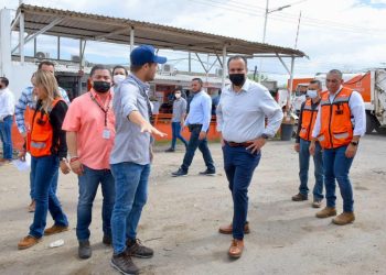 Supervisa Toño Astiazarán obra en Servicios Públicos Municipales