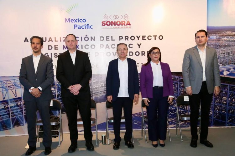 Encabeza Gobernador Durazo instalación de Mexico Pacific Limited en Sonora 