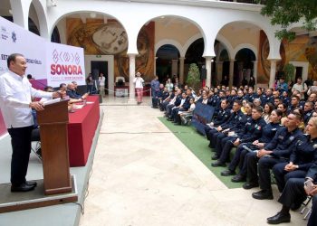 Fortalecemos la seguridad pública con policías certificados, equipamiento y mejores sueldos: Alfonso Durazo