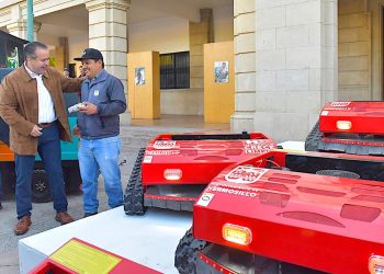 ENTREGA ALCALDE DE HERMOSILLO EQUIPO ELÉCTRICO PARA LIMPIEZA DE CALLES
