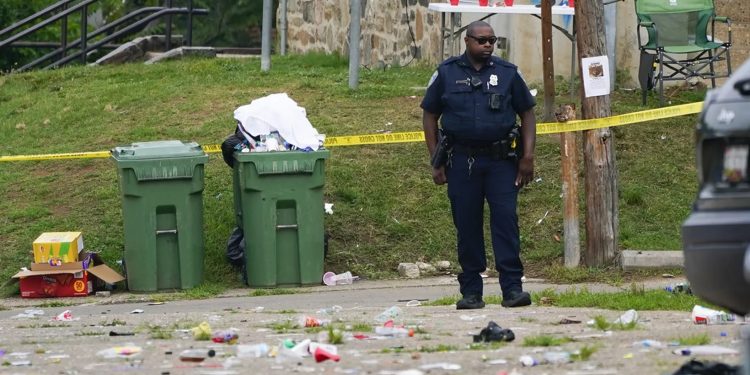 TIROTEO EN UNA FIESTA EN BALTIMORE DEJA 2 MUERTOS Y 28 HERIDOS