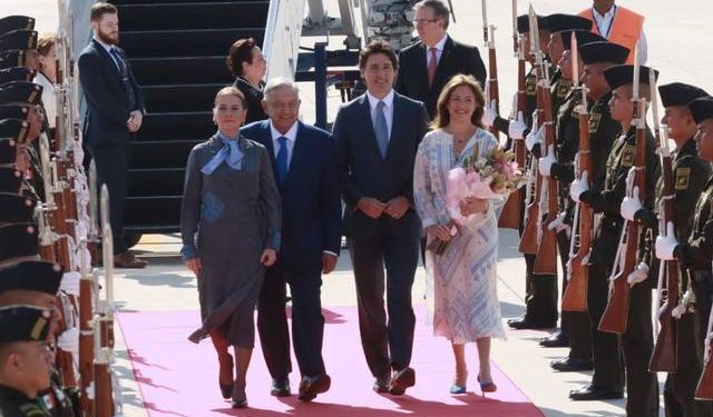 PRIMER MINISTRO DE CANADÁ, JUSTIN TRUDEAU, ARRIBÓ AL AIFA PARA LA CUMBRE DE LÍDERES DE NORTEAMÉRICA