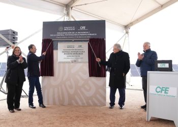 PRESIDENTE AMLO PONE EN MARCHA LA PRIMERA ETAPA DE LA PLATNTA FOTOVOLTAICA DE PUERTO PEÑASCO