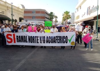 Realiza  Unión de Usuarios” Marcha por el Agua”