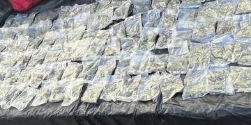 ASEGURAN POLICÍA ESTATAL Y SEDENA MÁS DE 200 ENVOLTORIOS DE SUSTANCIAS PROHIBIDAS EN EMPALME&nbsp;