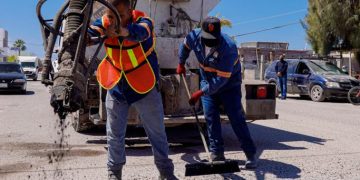 Alcanza bacheo 182 mil metros cuadrados en Hermosillo