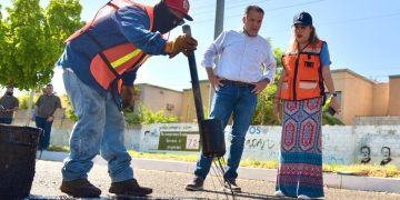 Duplica Toño Astiazarán trabajo de reparar baches