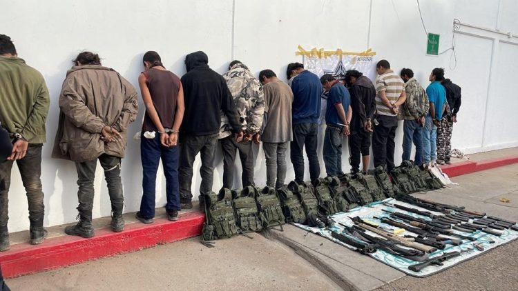 COORDINACIÓN DE FUERZAS DE SEGURIDAD ARROJA LA DETENCIÓN DE 50 GENERADORES DE VIOLENCUA EN LA REGIÓN GUAYMAS-EMPALME