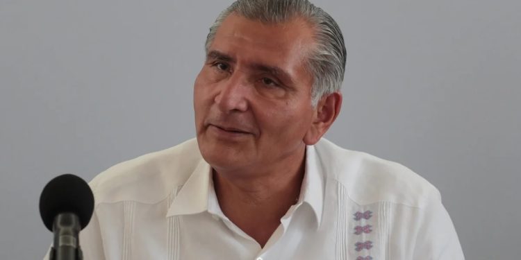 MARCHA EN DEFENSA DEL INE FUE UNA CARICATURA: ADÁN AUGUSTO LÓPEZ