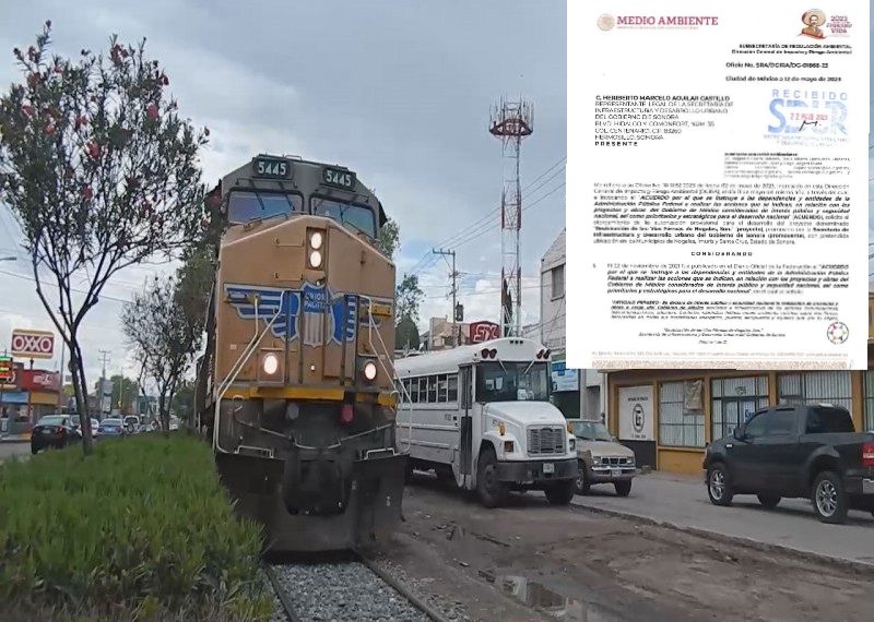 Legal, reubicación de vías en Nogales