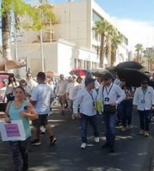 Marchan por la defensa del PJF en Sonora