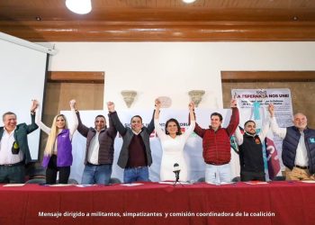 Coalición “Sigamos Haciendo Historia” presenta a Lorenia Valles y Heriberto Aguilar como precandidatos únicos al Senado por Sonora