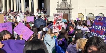 Marcha 8M, alto a feminicidios y desapariciones de mujeres en Sonora