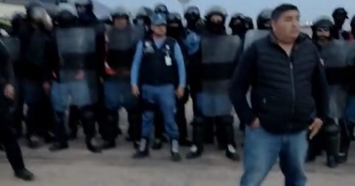 Guardias armados no nos intimidan: Sección 65