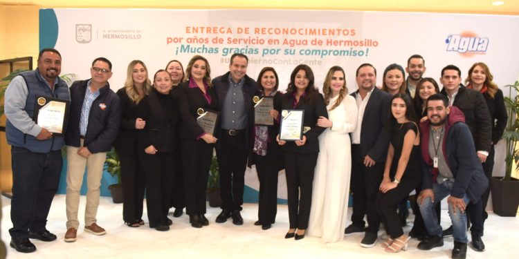 Reconoce Toño Astiazarán a personal de Agua de Hermosillo