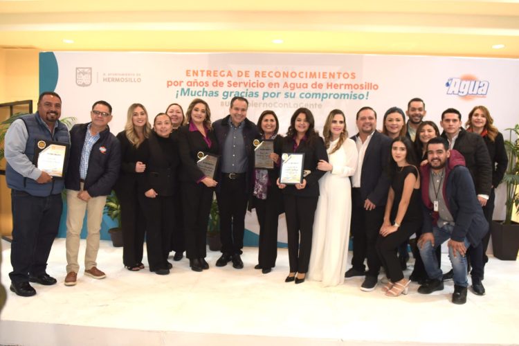 Reconoce Toño Astiazarán a personal de Agua de Hermosillo