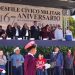 Atestigua gobernador desfile conmemorativo del 167 aniversario de la gesta heroica de Caborca