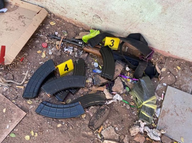 DECOMISA MESA DE SEGURIDAD ARMAS, GRANADAS Y VEHÍCULOS EN CAJEME