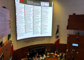 PLAN B DE REFORMA ELECTORAL ES APROBADO EN LO GENERAL EN EL SENADO; MONREAL VOTA EN CONTRA