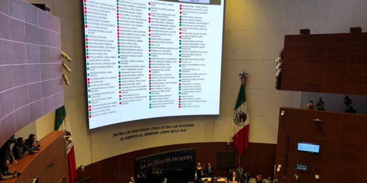 PLAN B DE REFORMA ELECTORAL ES APROBADO EN LO GENERAL EN EL SENADO; MONREAL VOTA EN CONTRA