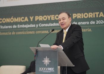 Impulsa Gobernador Durazo Plan Sonora ante embajadores y cónsules de México