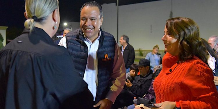 ENTREGA ANTONIO ASTIAZARÁN PAVIMENTACIÓN DE CALLE SANTA MÓNICA&nbsp;&nbsp;