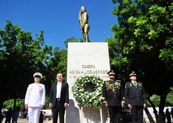 Conmemora gobernador el 175 aniversario de gesta heroica de los Niños Héroes