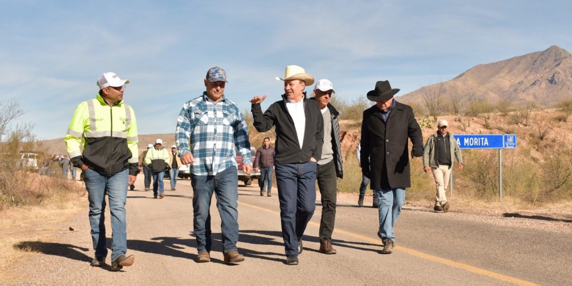 CON LA CARRETERA AGUA PRIETA-BAVISPE BENEFICIAREMOS A MAS DE 80 MIL SONORENSES: GOBERNADOR ALFONSO DURAZO&nbsp;