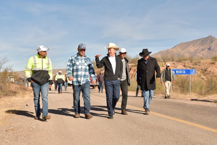 CON LA CARRETERA AGUA PRIETA-BAVISPE BENEFICIAREMOS A MAS DE 80 MIL SONORENSES: GOBERNADOR ALFONSO DURAZO 