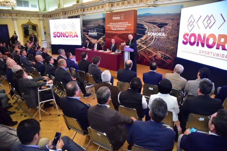 PRESENTA GOBERNADOR PLAN SONORA DE ENERGÍAS SOSTENIBLES A EMPRESARIOS