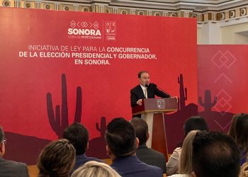 GOBERNADOR DE SONORA PRESENTA INICIATIVA PARA QUE SE HOMOLOGUEN ELECCIONES 