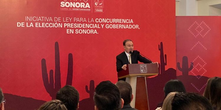 GOBERNADOR DE SONORA PRESENTA INICIATIVA PARA QUE SE HOMOLOGUEN ELECCIONES&nbsp;