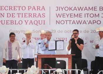 Histórica, la restitución de territorio ancestral al pueblo yaqui: Alfonso Durazo