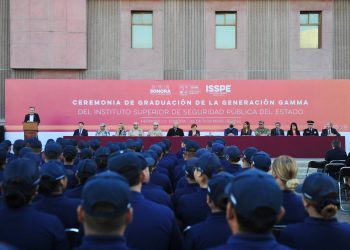 LA GENERACIÓN GAMMA DEL ISSPE SERÁ TESTIMONIO DE PROFESIONALISMO POLICIAL: GOBERNADOR ALFONSO DURAZO
