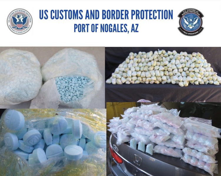 INCAUTAN CASI UN MILLON DE PASTILLAS DE FENTANILO EN NOGALES, ARIZONA