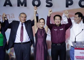 ENCUESTAS DE MORENA DAN POR GANADORA A CLAUDIA SHEINBAUM