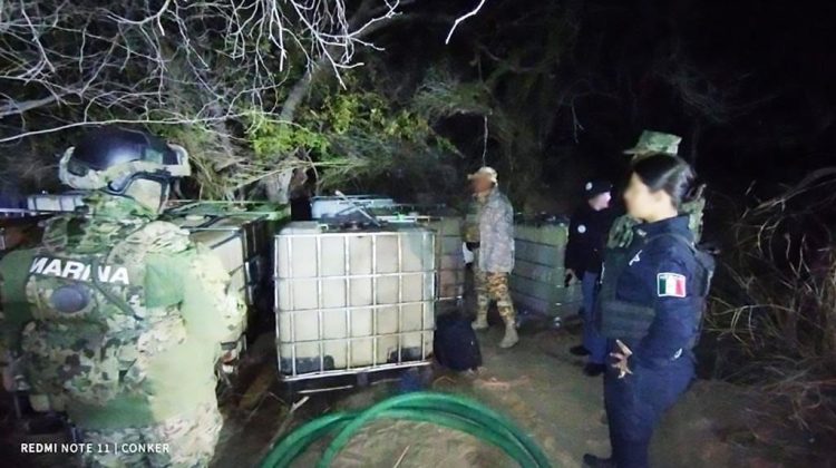 INCAUTAN MAS DE 5 MIL LITROS DE HIDROCARBUROS EN TOMA CLANDESTINA EN GUAYMAS&nbsp;