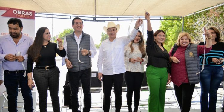 Gobernador Durazo entrega infraestructura vial y espacios públicos en beneficio de navojoenses