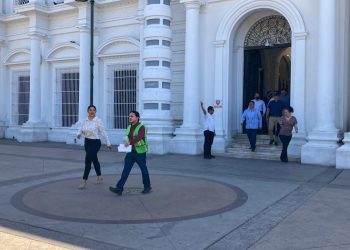 PARTICIPAN 200 EMPLEADAS Y EMPELADOS DEL GOBIERNO DEL ESTADO POR SIMULACRO NACIONAL