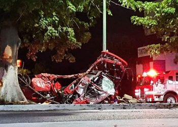FALLECEN DOS PERSONAS EN FATAL ACCIDENTE SOBRE EL BULEVAR MORELOS 
