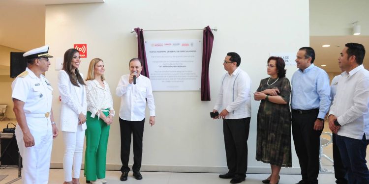 El nuevo Hospital General del Estado representa un parteaguas en la salud de las y los sonorenses: gobernador Alfonso Durazo