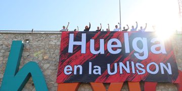 STAUS ADVIERTE SOBRE POSIBLE HUELGA EN LA UNISON CON MANTA EN EL CERRO DE LA CAMPANA