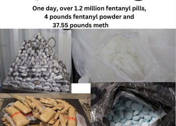 INCAUTAN MAS DE UN MILLÓN DE PASTILLAS DE FENTANILO EN NOGALES, ARIZONA