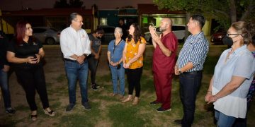 Entrega Toño Astiazarán espacio público renovado colonia Haciendas del Sol