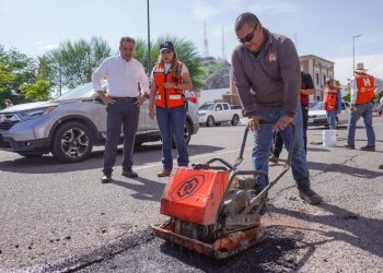 No habrá tregua: Continúa Ayuntamiento con plan urgente de bacheo